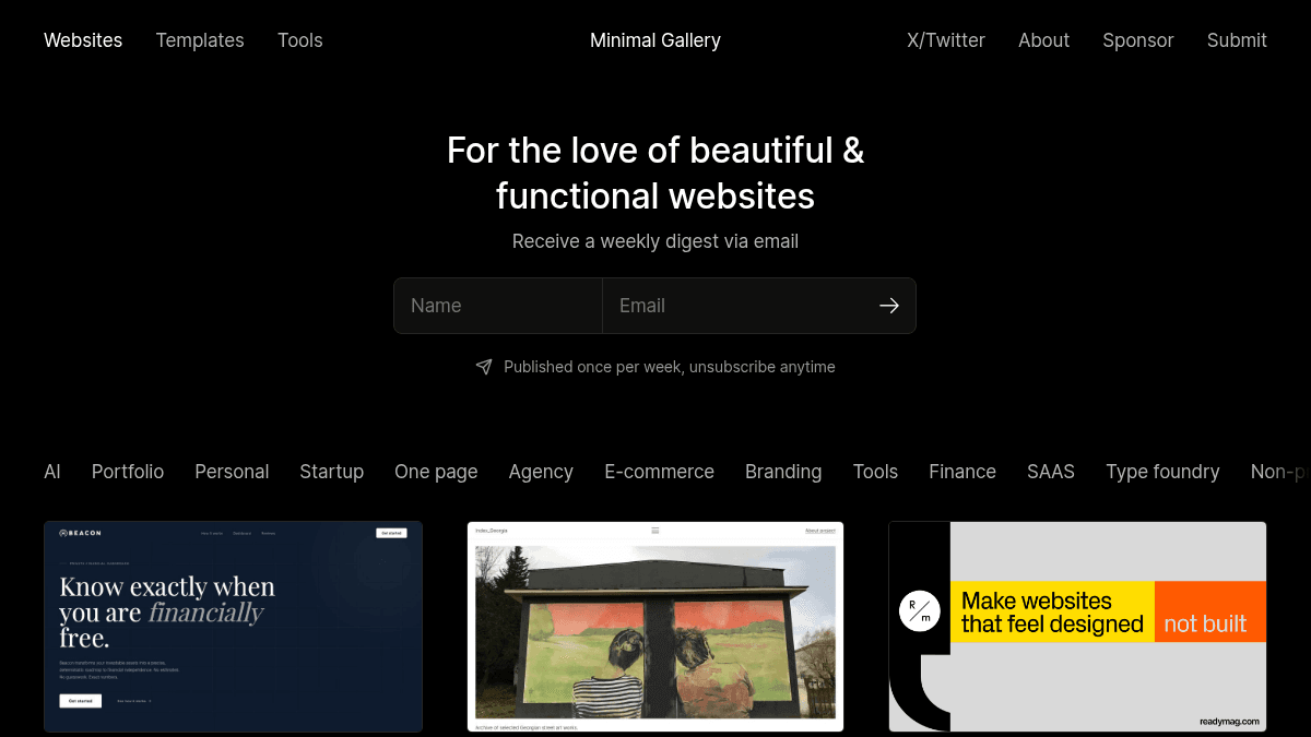 Minimal Gallery