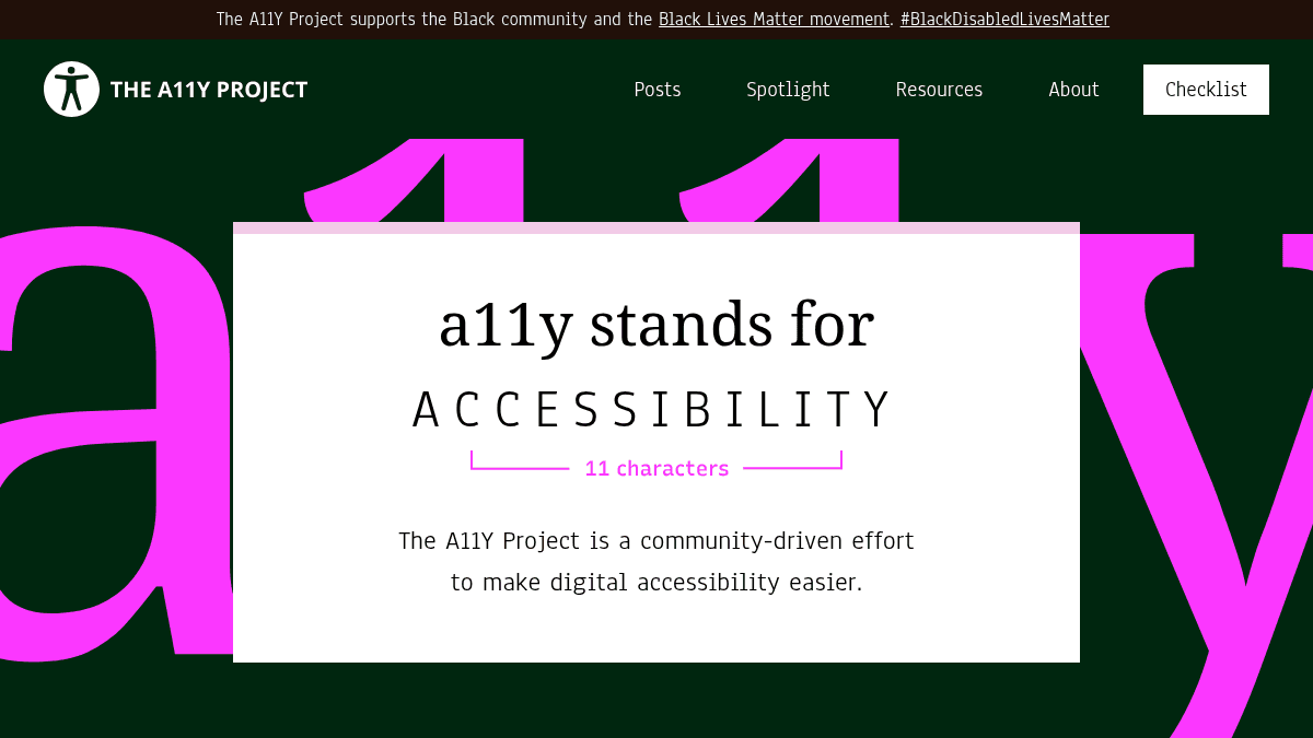 The A11Y Project