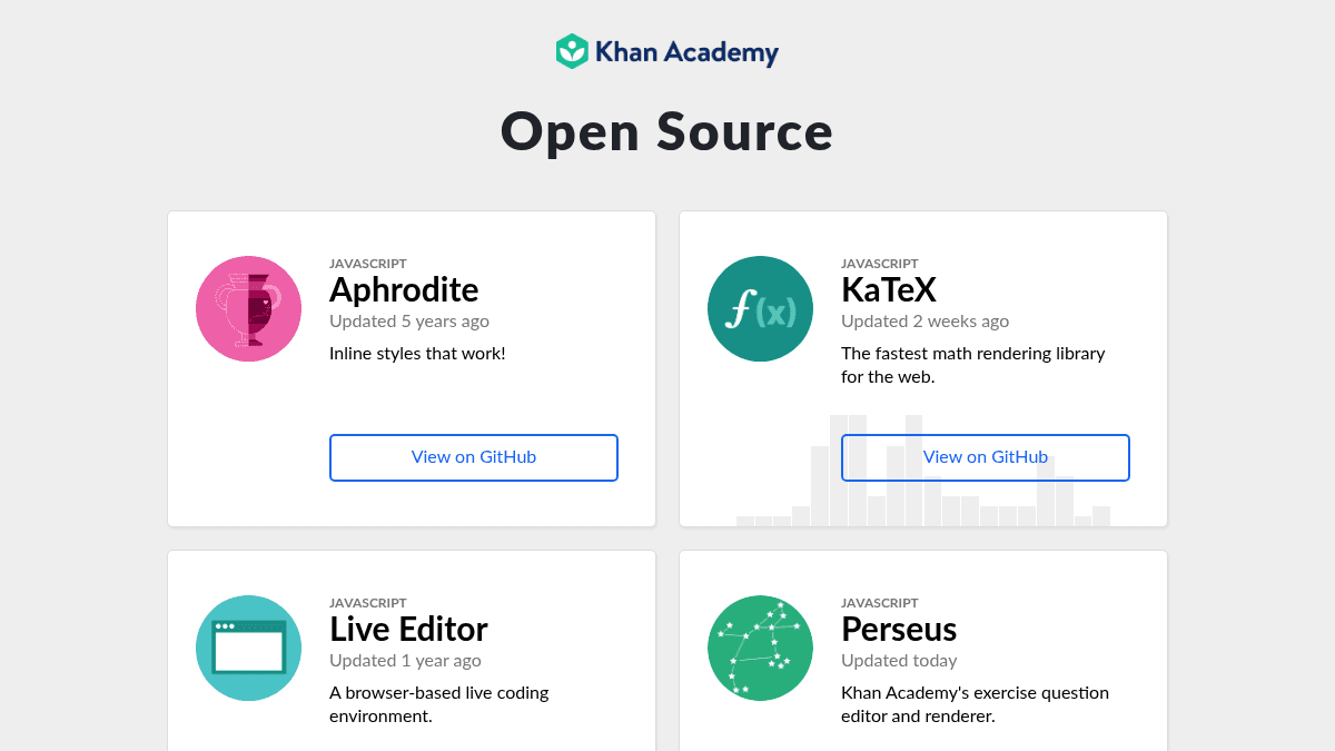 Khan Academy Open Source