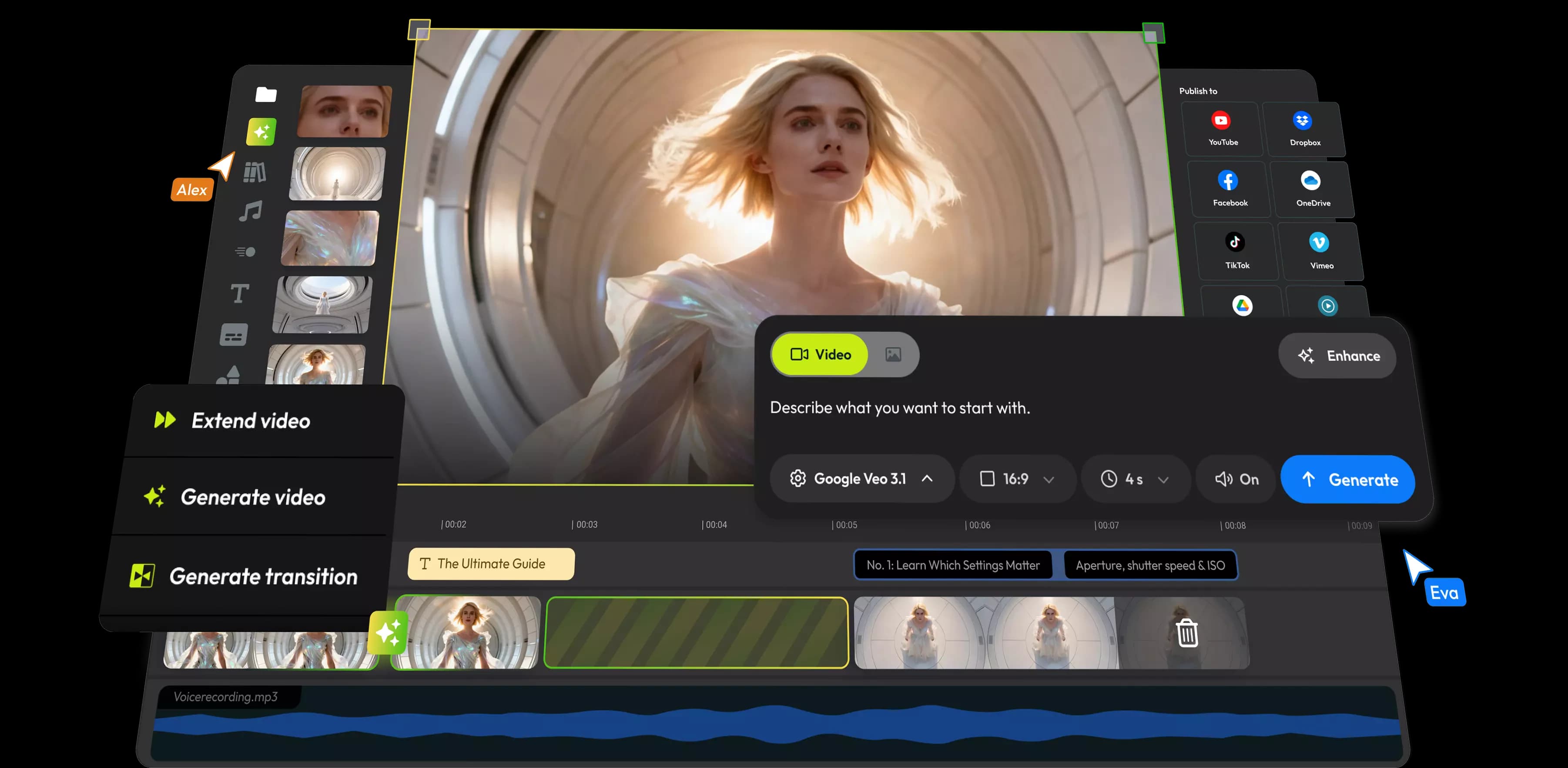 Flixier: Free Online Video Editor With AI Editing