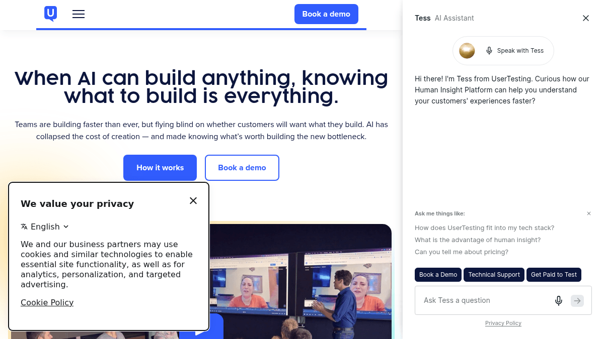 UserTesting Human Insight Platform