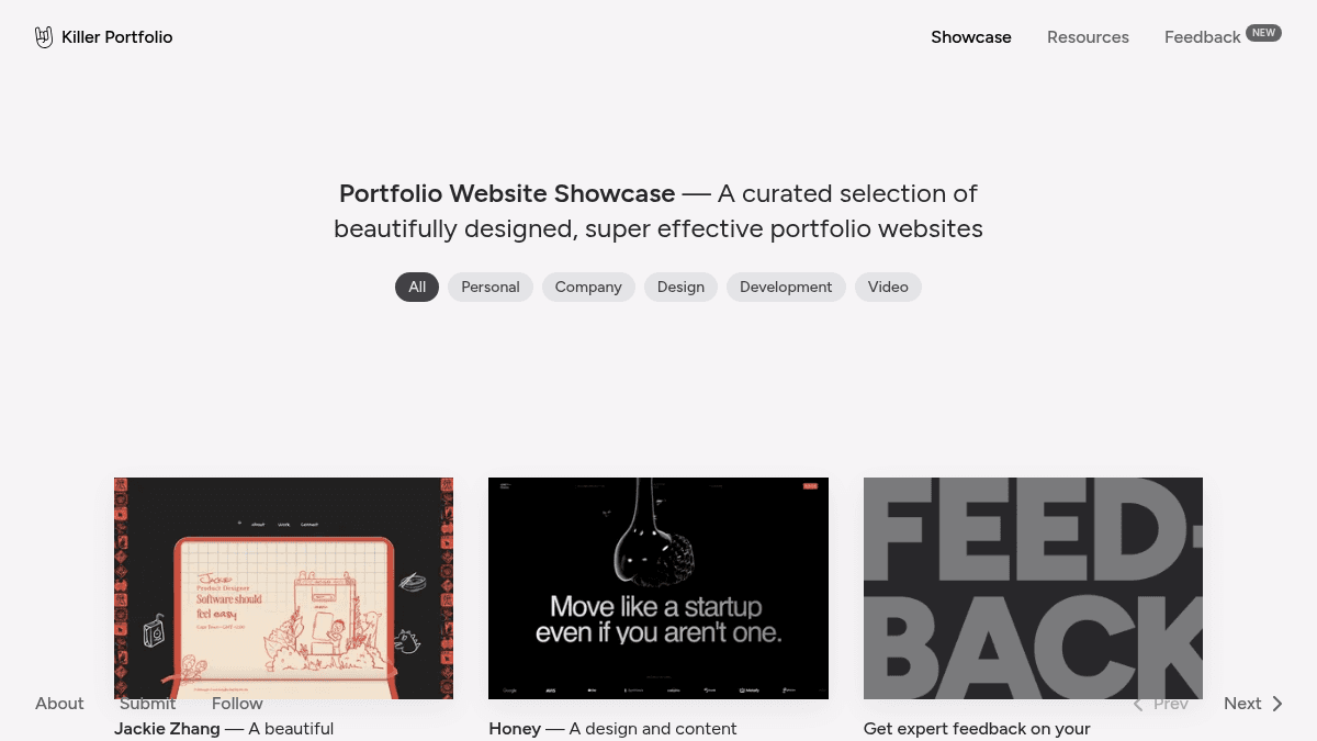 Killer Portfolio