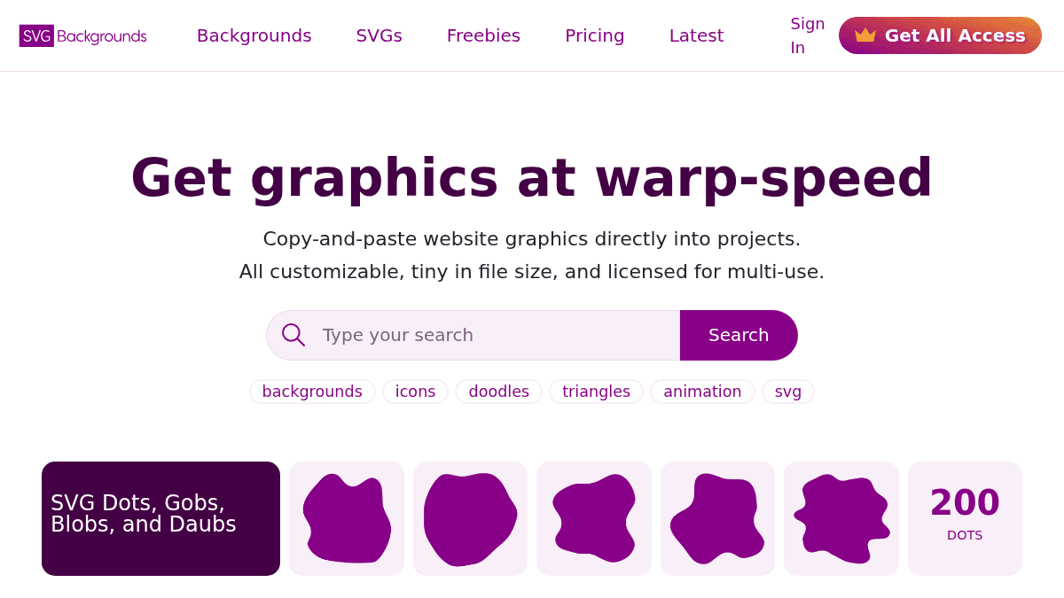 SVG Backgrounds