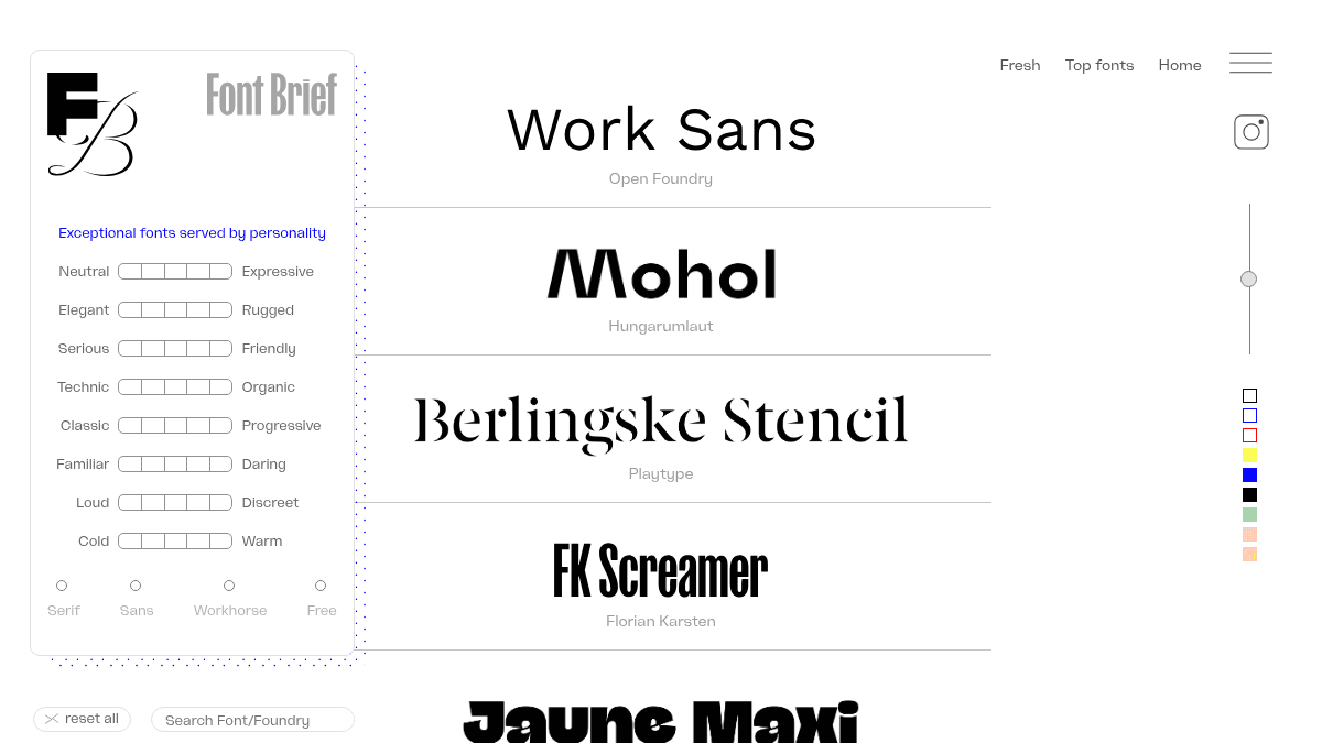 Font Brief