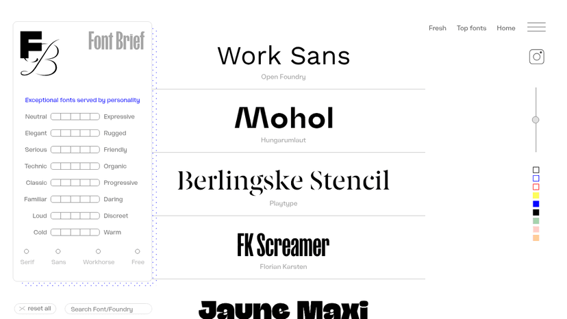 Font Brief
