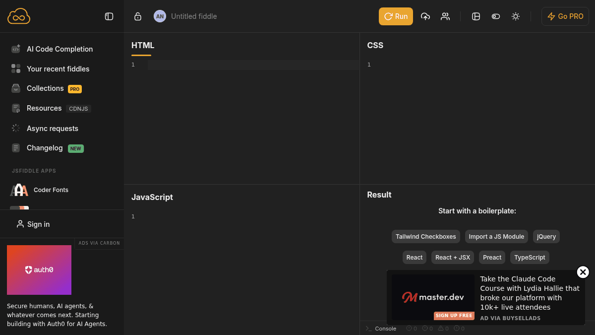 JSFiddle