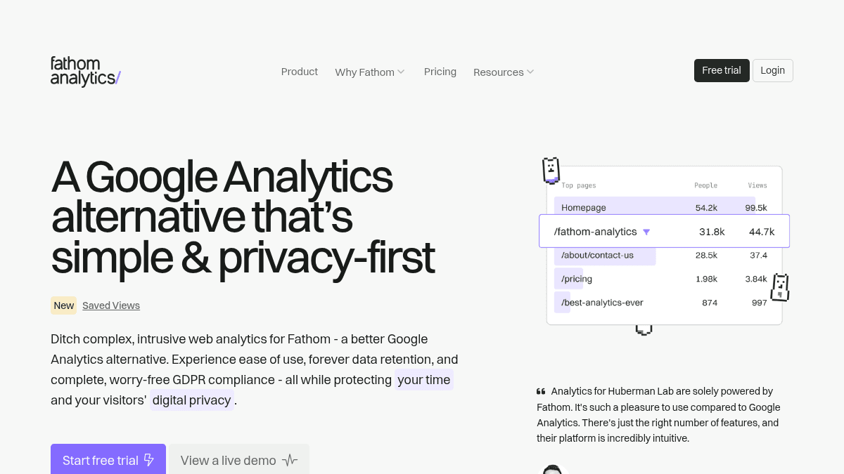 Fathom Analytics