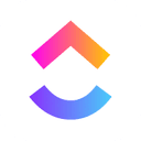 ClickUp™ | Maximize productivity • Software, AI, and humans converge logo
