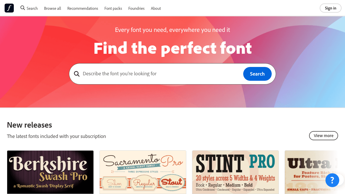 Adobe Fonts