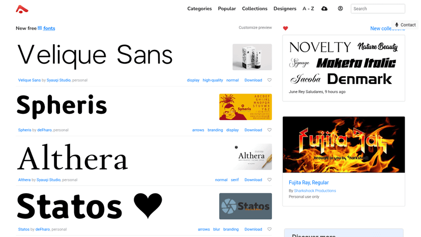 Abstract Fonts
