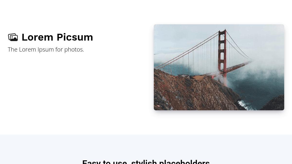 Lorem Picsum