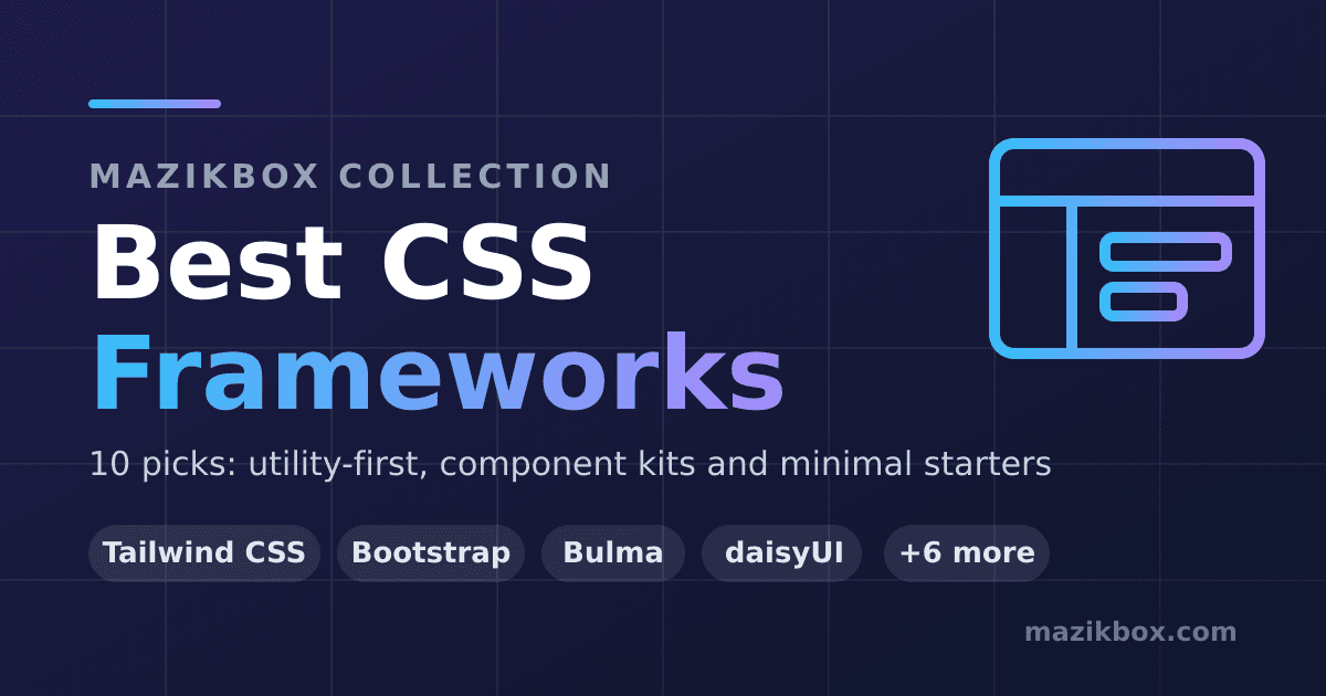 Best CSS Frameworks for Building Websites