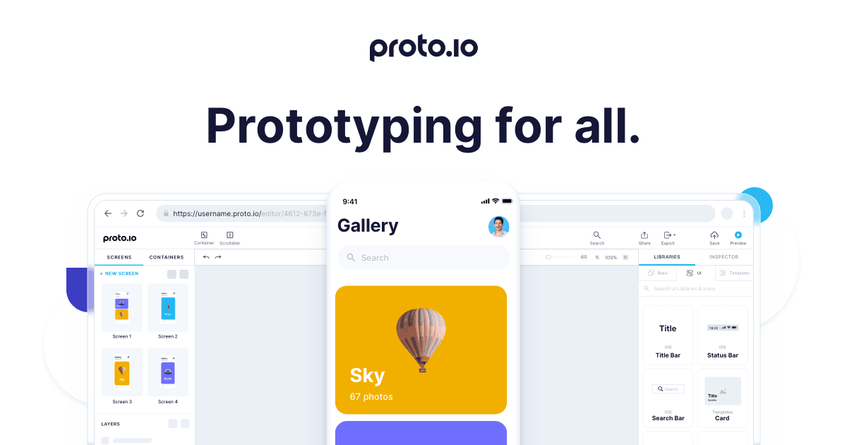 Proto.io - Prototyping for all