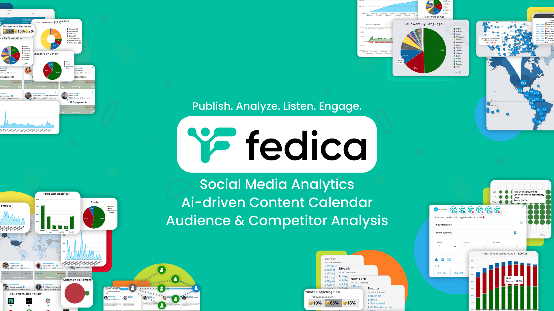 Fedica - Social Media Analytics and Publishing
