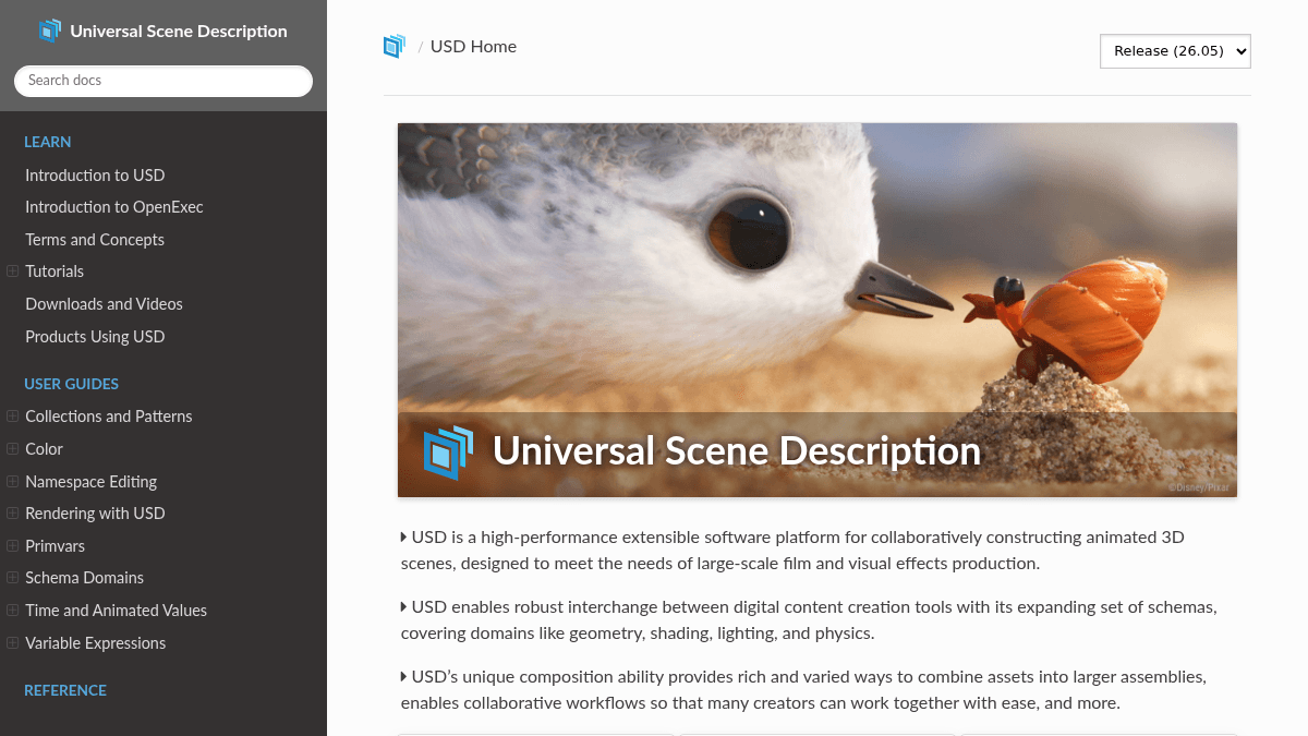 Universal Scene Description