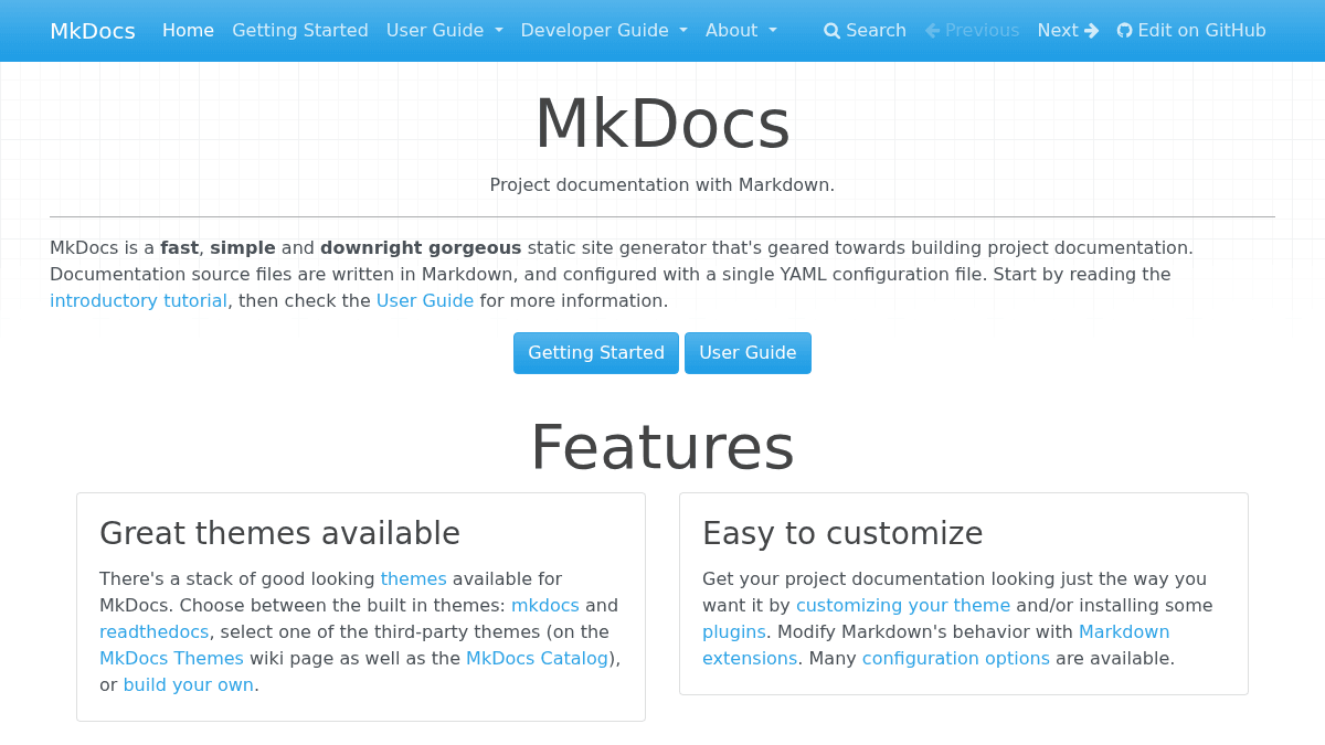 MkDocs