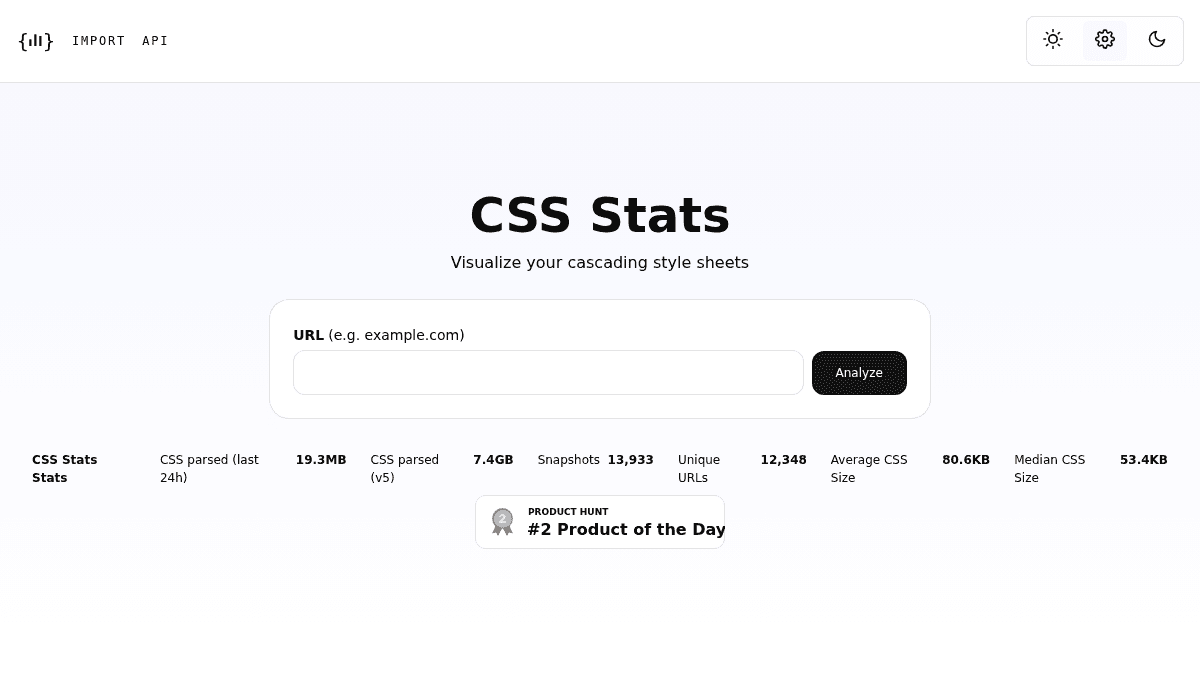 CSS Stats