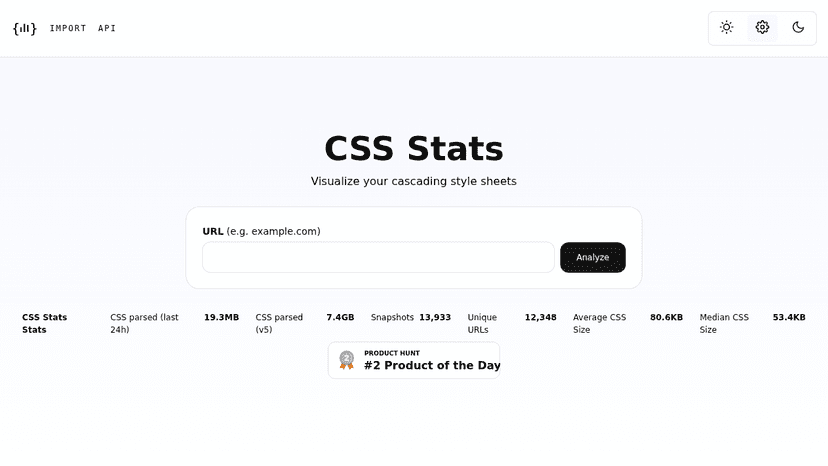 CSS Stats