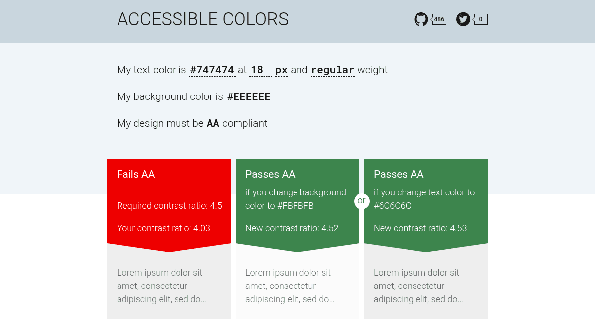 Accessible Colors