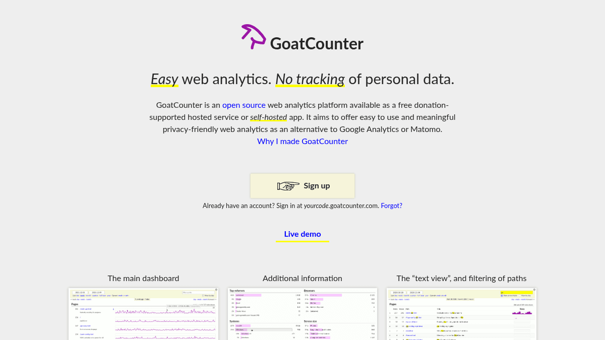 GoatCounter