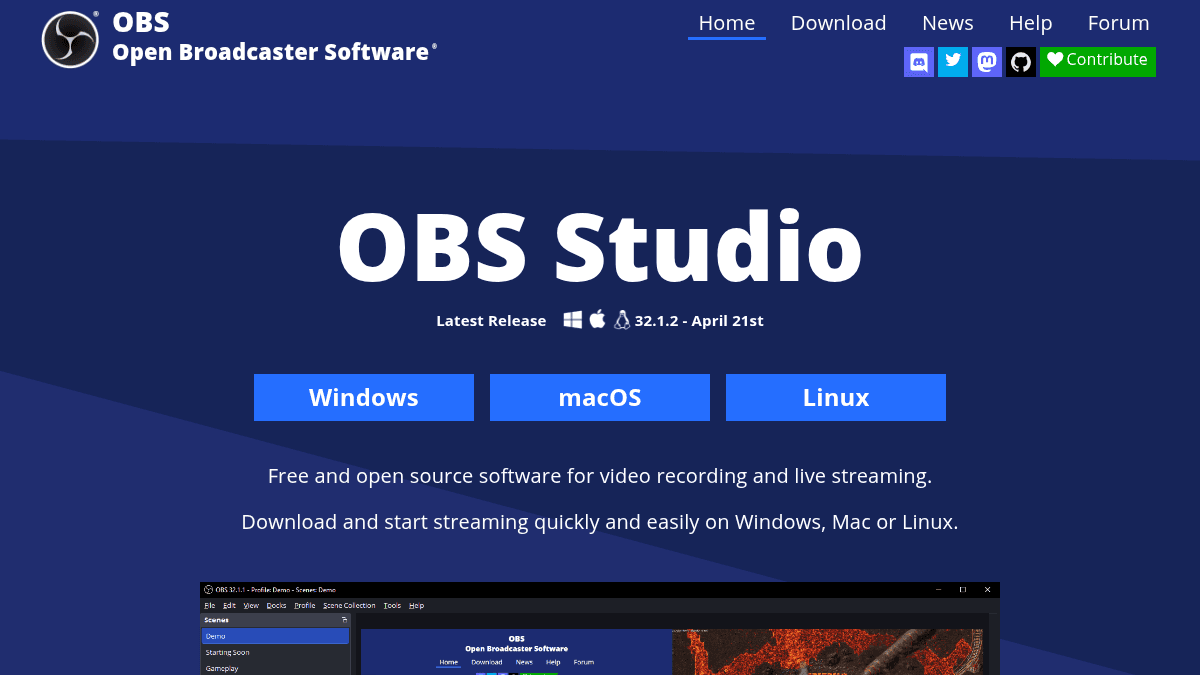 OBS (Open Broadcaster Software)