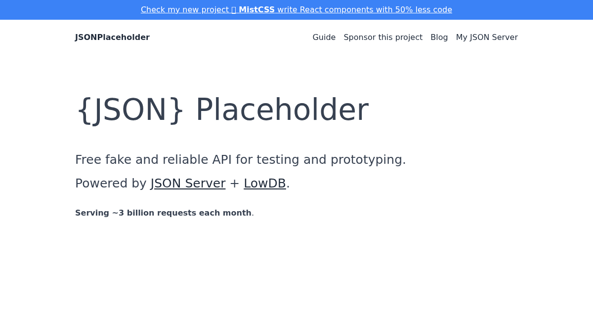 JSONPlaceholder