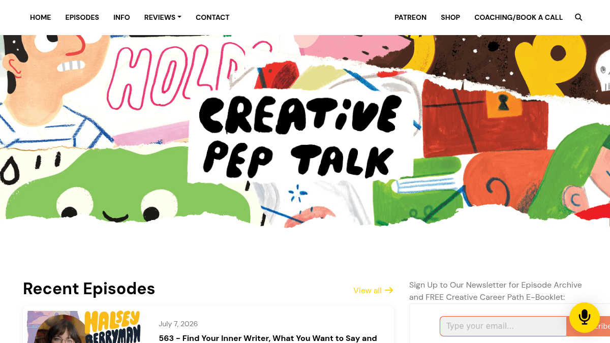 Creative Pep Talk